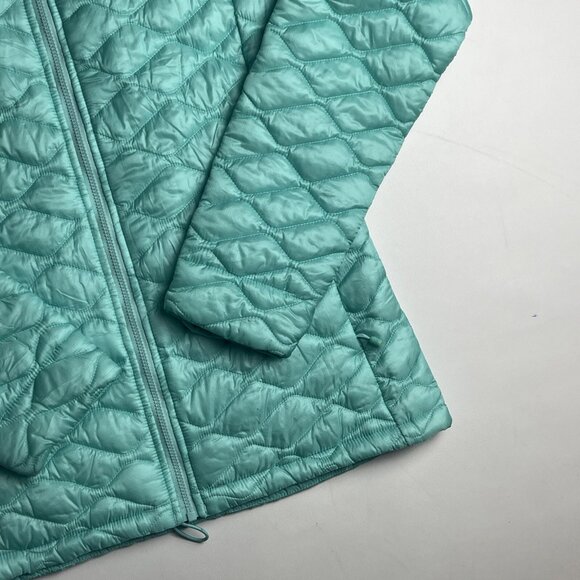 The North Face Thermoball Turquoise Quilted Outdoor Jacket Womens Size Small - Picture 5 of 15